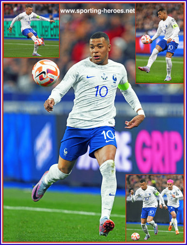 Kylian MBAPPE - France - EURO 2024 Qualifing matches.