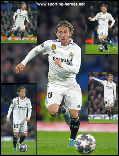 Luka Modric - Real Madrid - 2022-2023 Champions League K.O. games.