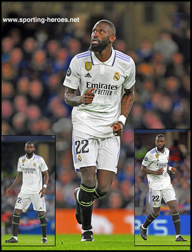 Antonio  RUDIGER - Real Madrid - 2022-2023 Champions League K.O. games.