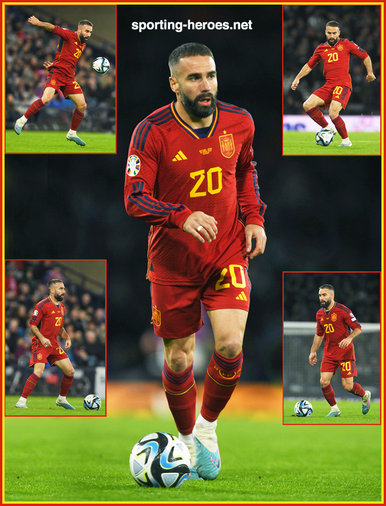 Daniel CARVAJAL - Spain - EURO 2024 Qualifing matches.