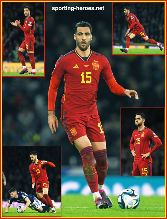 Mikel MERINO EURO 2024 Qualifing matches. Spain
