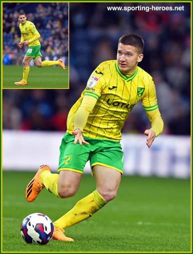 Christos  TZOLIS - Norwich City FC - League appearances.