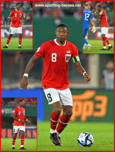 David Alaba - Austria - Euro 2024 Qualifying games