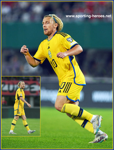 Emil FORSBERG - Sweden - EURO 2024 Qualifing matches.