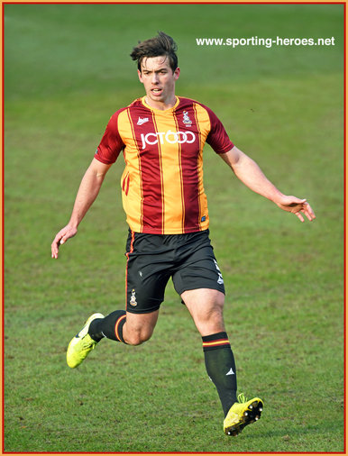 Niall CANAVAN - Bradford City FC - League appearances.
