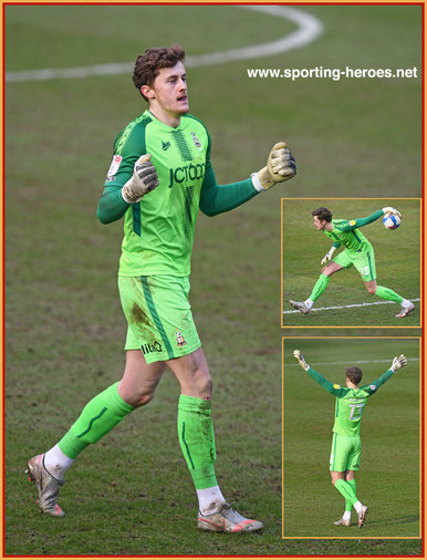 Sam HORNBY - Bradford City FC - League appearances.