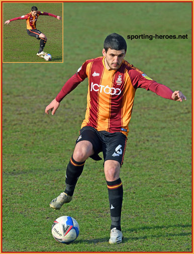 Anthony O'CONNOR - Bradford City FC - League appearances.