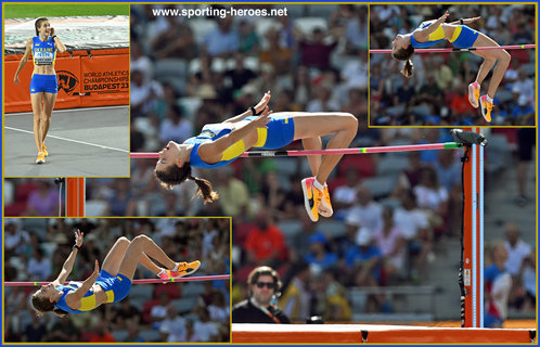 Yaroslava MAHUCHIKH - Ukraine - 2023 World high jump champion.