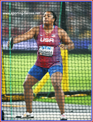 Laulauga TAUSAGE - U.S.A. - World discus champion 2023 in Budapest