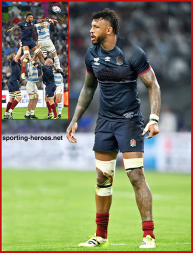 Courtney Lawes - England - 2023 World Cup Games.