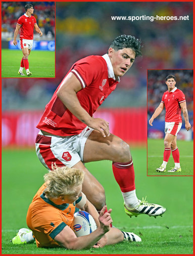 Louis REES-ZAMMIT - Wales - 2203 Rugby World Cup games.