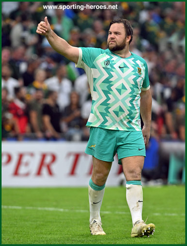 Frans MALHERBE - South Africa - 2023 Rugby World Cup games.