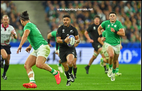 Richie MO'UNGA - New Zealand - 2023 Rugby World Cup games.