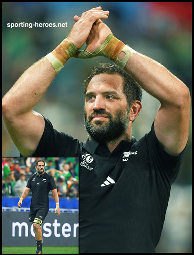 Sam Whitelock - New Zealand - 2023 Rugby World Cup games.