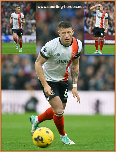 Ross  BARKLEY - Luton Town FC - League appearances.