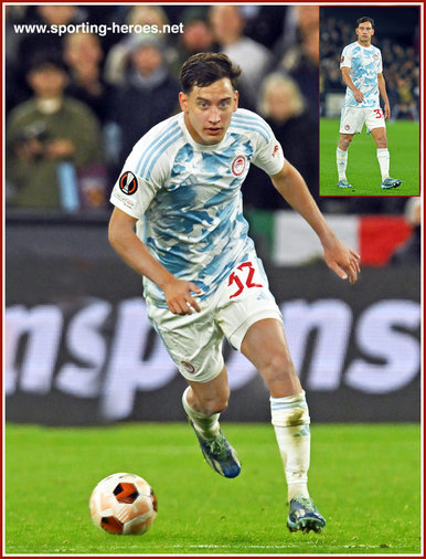 Santiago  HEZZE - Olympiacos - 2023-2024 Europa League games.