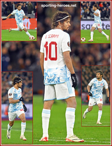 Gustavo SCARPA - Olympiacos - 2023-2024 Europa League games.