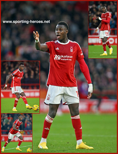 Moussa NIAKHATE - Nottingham Forest - League appearances.