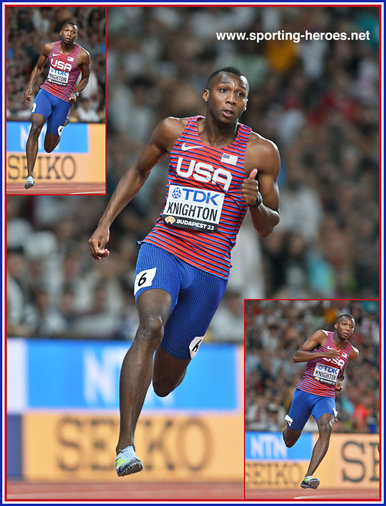 Erriyon KNIGHTON - U.S.A. - 200m silver medal at 2023 World Championships.