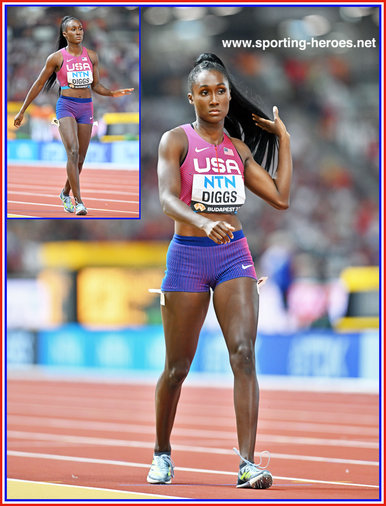 Talitha DIGGS - U.S.A. - 8th in 400m at 2023 World Championships