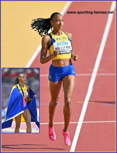 Sada WILLIAMS - 400m bronze medal at World Championships.
