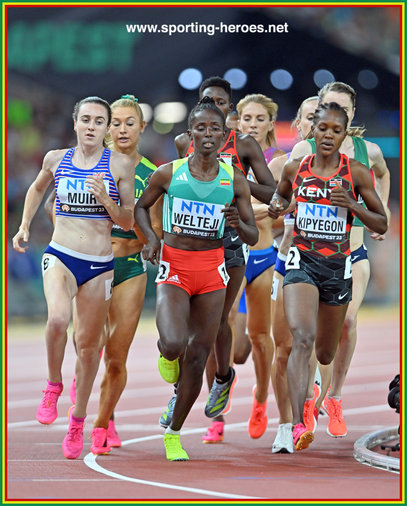 Diribe WELTEJI - Ethiopia - Silver medal at 2023 World Championships.