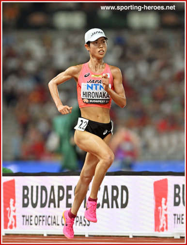Ririka HIRONAKA - Japan - 7th in 10,000m at 2023 World Championships