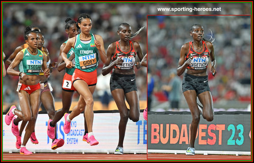 Agnes NGETICH - Kenya - 6th in 10,000m at 2023 World Championships.