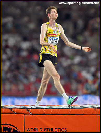 Tobias POTYE - Germany - 5th in high jump at World Championships.