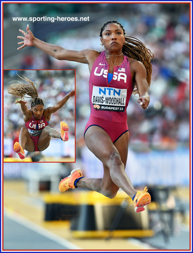 Tara DAVIS-WOODALL - Long jump silver medal at World Championships