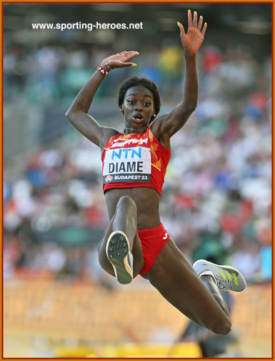 Fatima DIAME - Spain - 6th at 2023 World Championships.