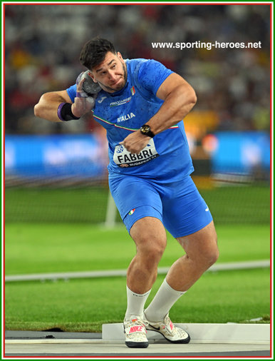 Leonardo FABBRI - Italy - Shot put silver medal at World Championship