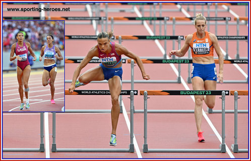 Anna HALL - U.S.A. - Heptathlon silver at 2023 World Champs.