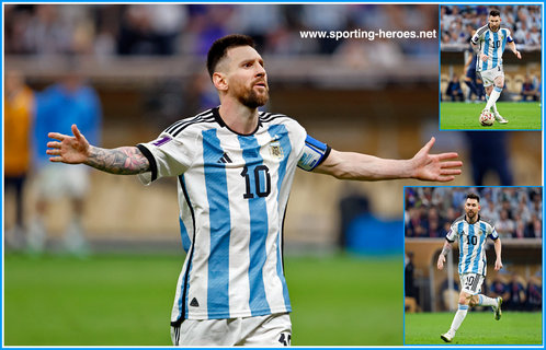 Lionel Messi - Argentina - Winning captain of Argentina at 2022 World Cup