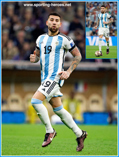 Nicolas Otamendi - Argentina - Matches at 2022 FIFA World Cup Finals.