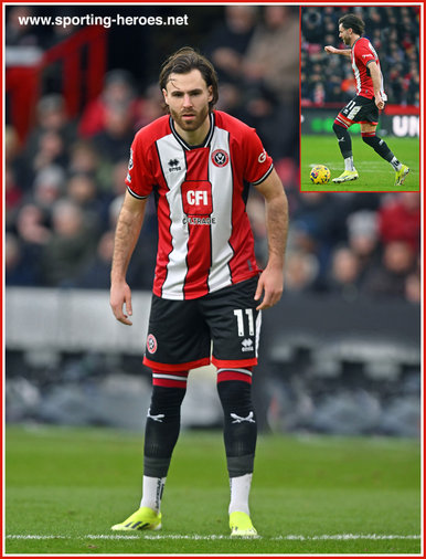 Ben BRERETON - Sheffield United - League appearances.