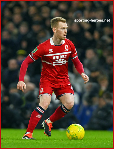 Lewis O'BRIEN - Middlesbrough FC - League appearances.