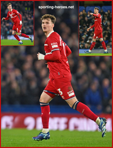 Rav Van Den BERG - Middlesbrough FC - League Appearances