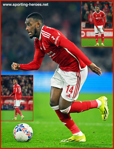 Callum HUDSON-ODOI - Nottingham Forest - League Appearances