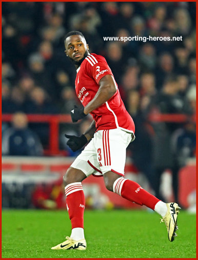 Nuno TAVARES - Nottingham Forest - League appearances.