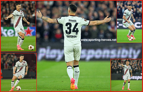 Granit XHAKA - Bayer Leverkusen - 2024 Europa League.