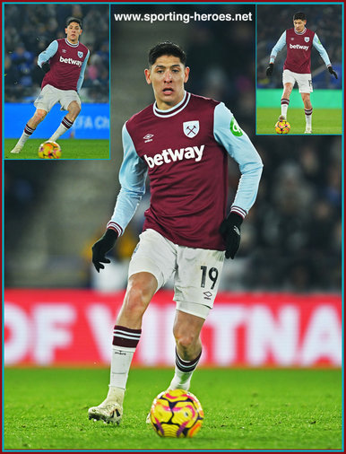 Edson ALVAREZ - West Ham United - League appearances.