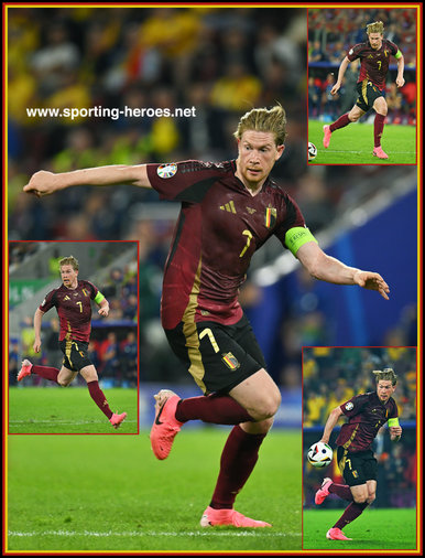 Kevin De BRUYNE - Belgium - 2024 European Championship games.
