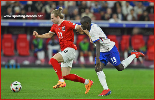 Patrick WIMMER - Austria - 2024 European Championship games.