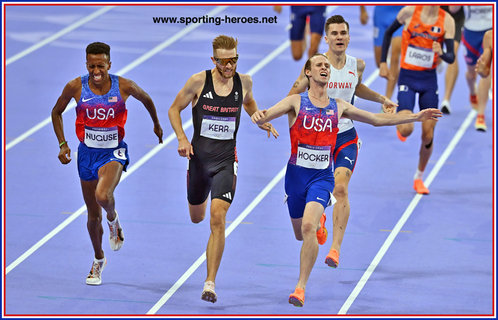 Josh KERR - Great Britain & N.I. - 1500m silver medal at 2024 Paris Olympic Games