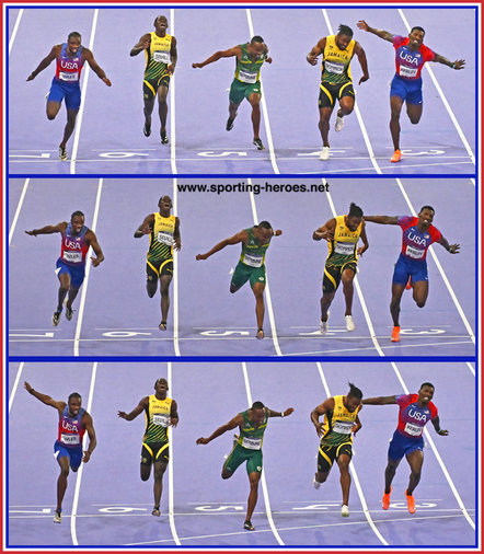 Noah LYLES - U.S.A. - 2024 Olympic Games 100m gold. Bronze in 200m.