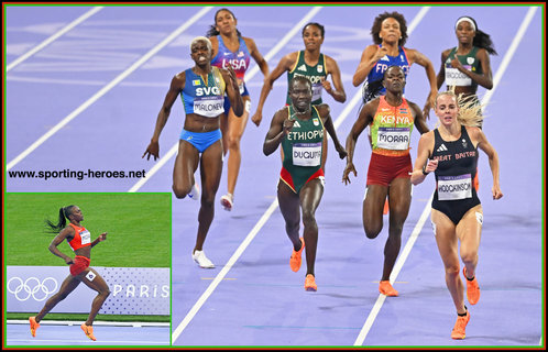 Mary MORAA - Kenya - 800m Bronze medal at 2024 Paris Olympic Games.