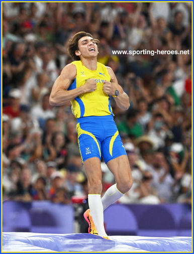 Armand DUPLANTIS - Sweden - World Record and Gold meal at 2024 Olympic Games.