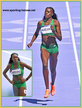 Rhasidat ADELEKE - Ireland - 4th in 400m at 2024 Paris Olympics.