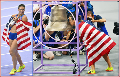 Valarie ALLMAN - U.S.A. - Discus gold medal at 2024 Paris Olympic Games.